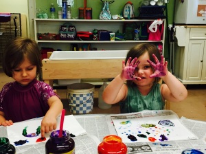 Preschool can be messy work!